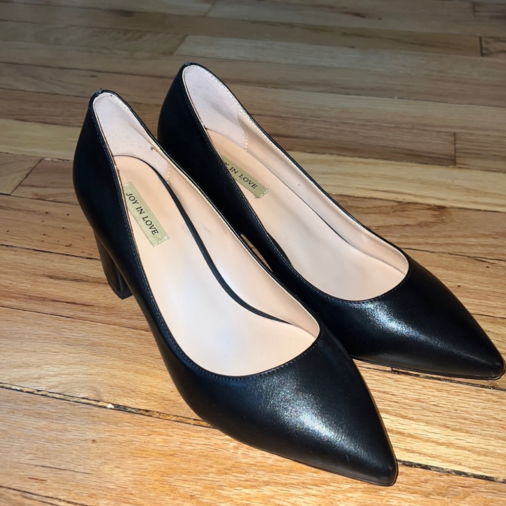 Low heel shoes!